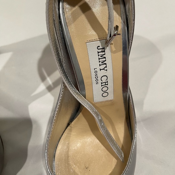 Jimmy Choo Silver Helix 100s! - Picture 4 of 11